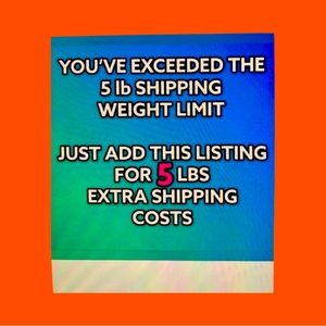 $3 Extra Shipping Label
